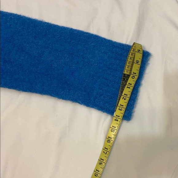 & Other Stories Stockholm Atelier Women’s Blue  Fuzzy Knit Sweater.Size-Large. - Picture 10 of 12
